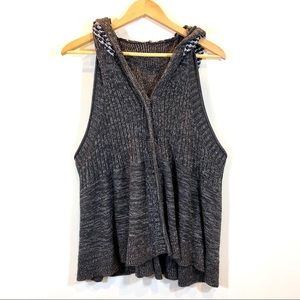 Free People | Knit Hooded Vest